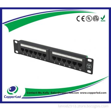 UTP Cat.5e Patch panel 12Port